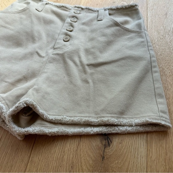 NWT OAK + FORT TAN BUTTON FRONT  SHORTS - 25 - Picture 8 of 13
